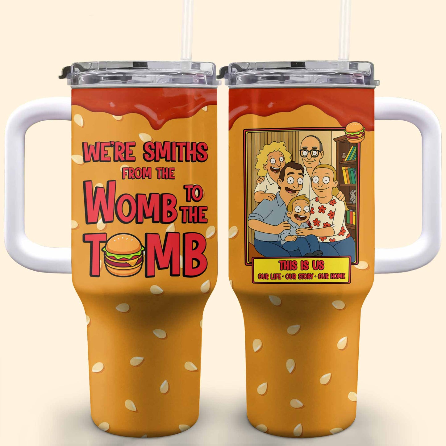 From The Womb To The Tomb Cartoon Family Design