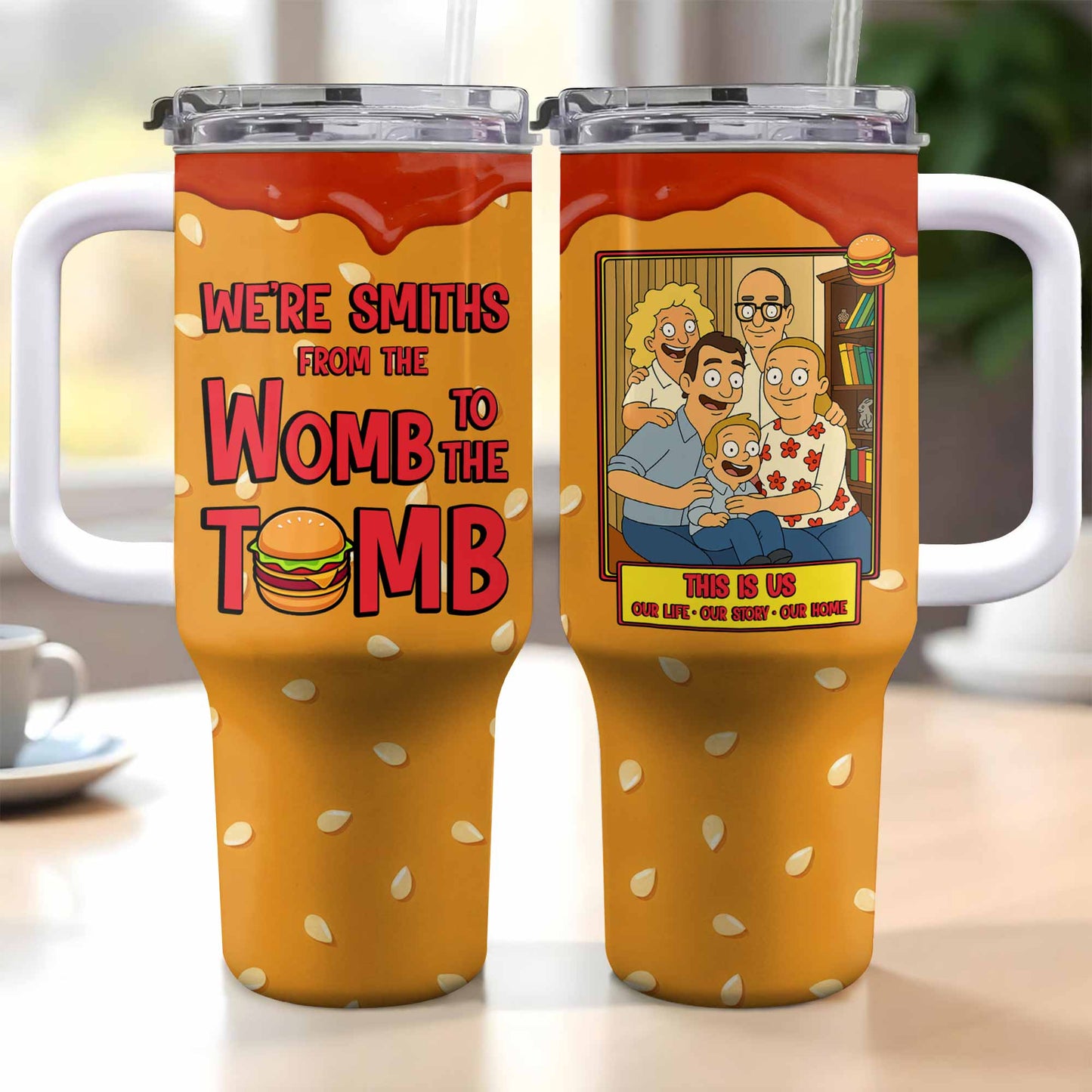 From The Womb To The Tomb Cartoon Family Design