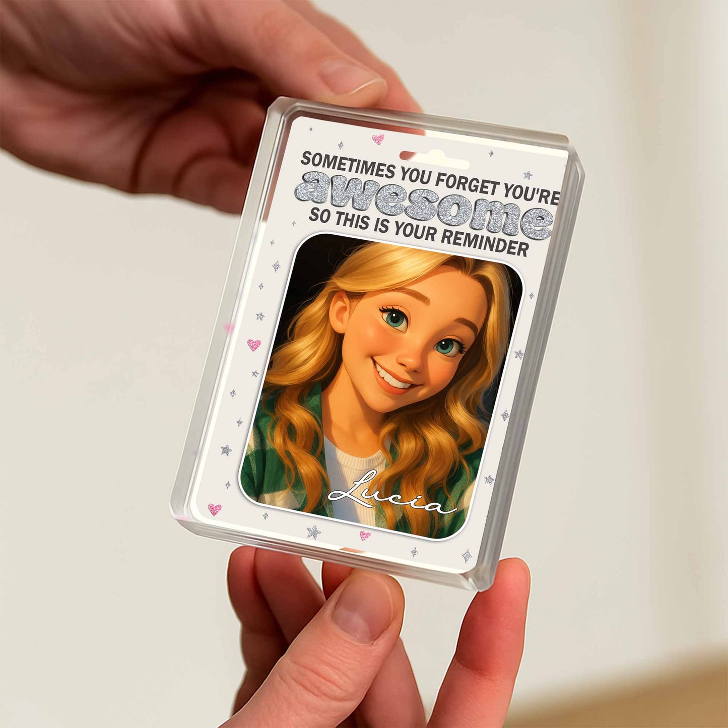 Sometimes You Forget You're Awesome, Animated Girl Portrait