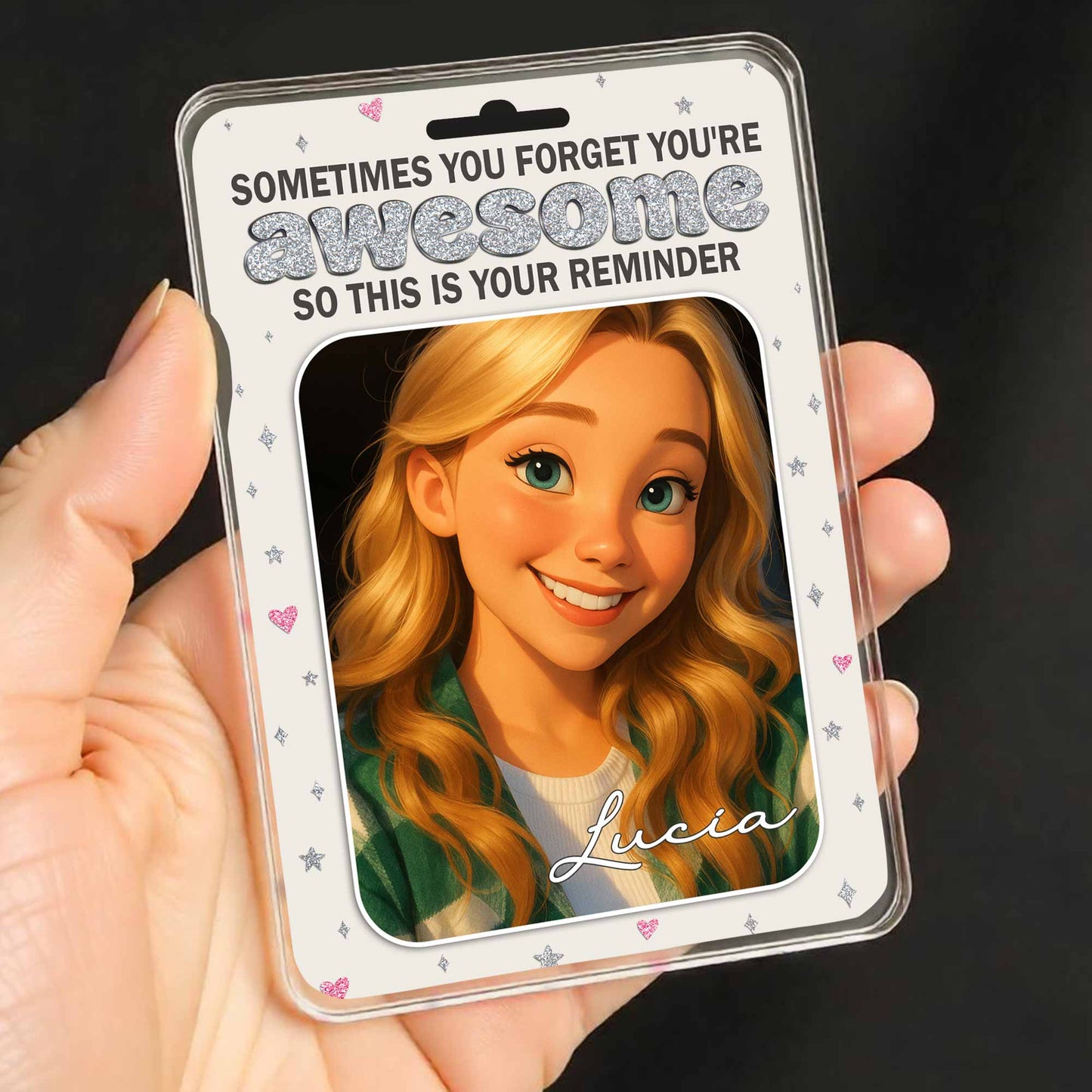 Sometimes You Forget You're Awesome, Animated Girl Portrait