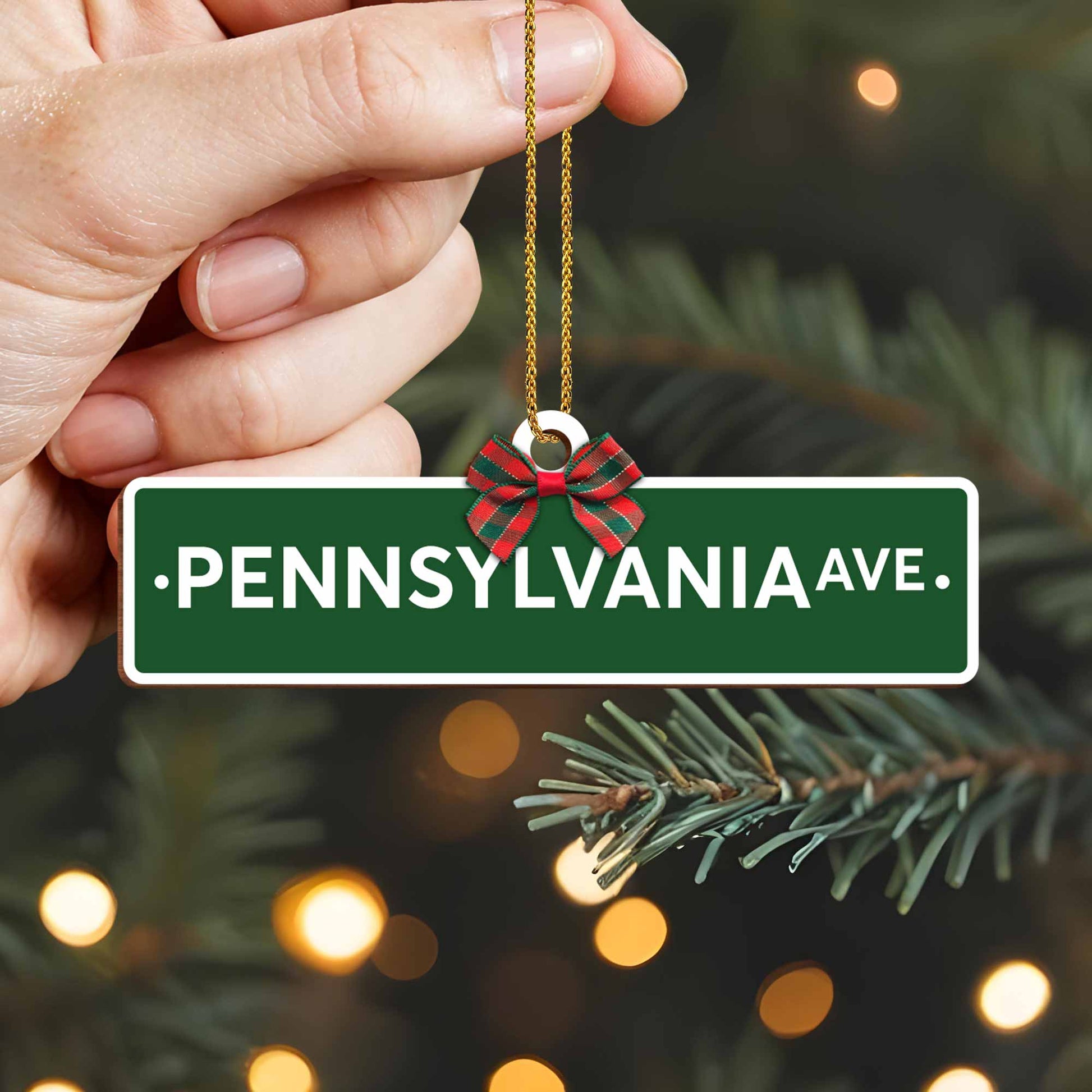 Celebrate Your Special Place With Pennsylvania Ave Ornament