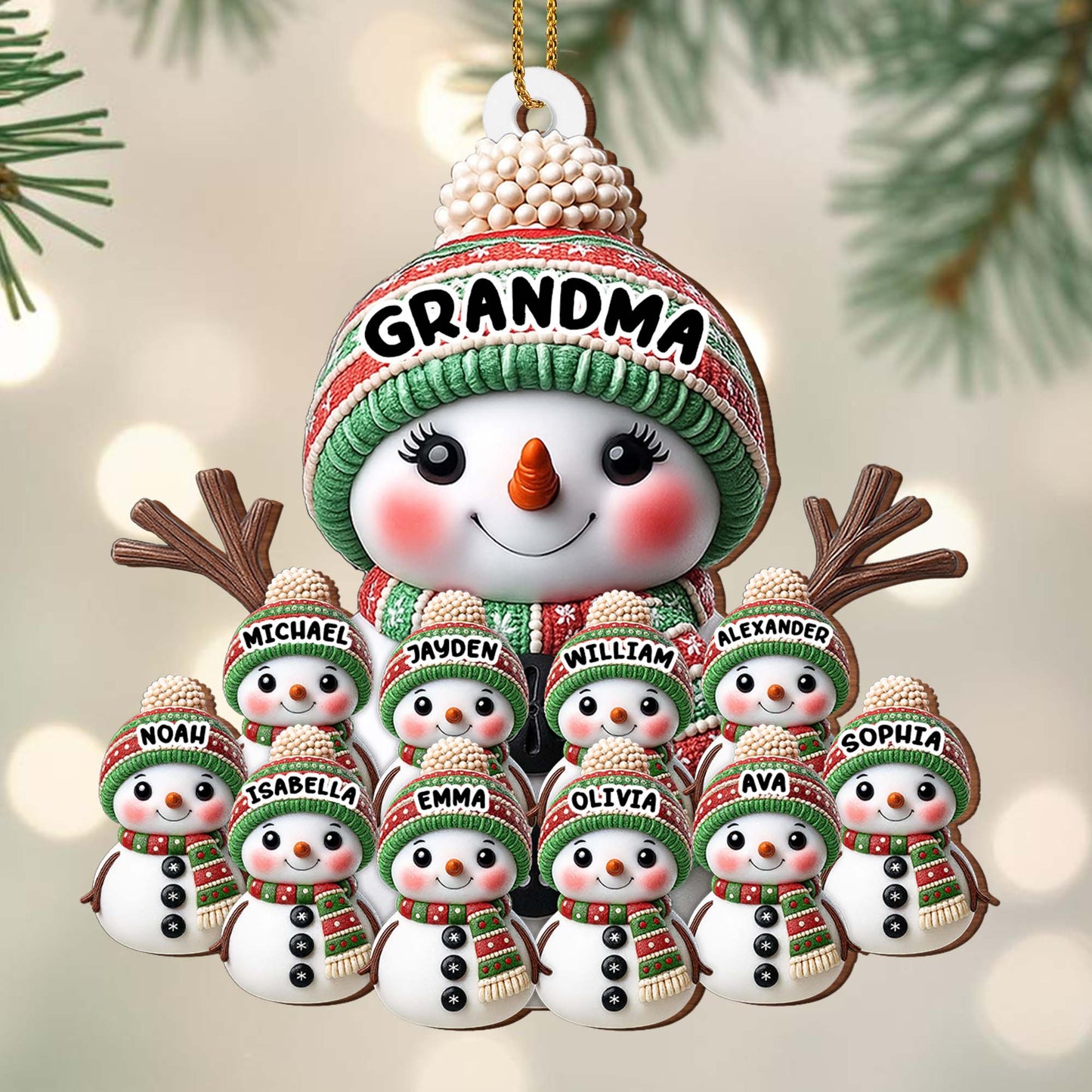 Create A Warm Holiday Decoration With Snowman