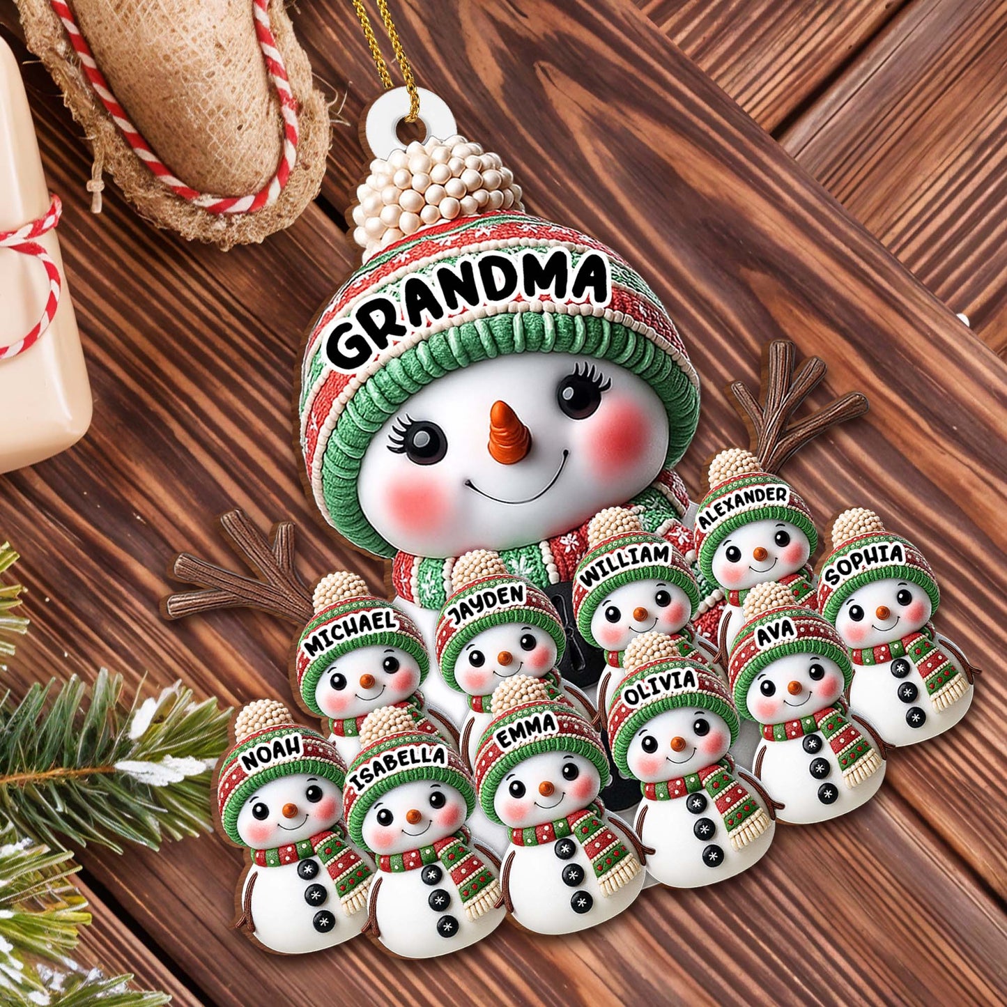 Create A Warm Holiday Decoration With Snowman