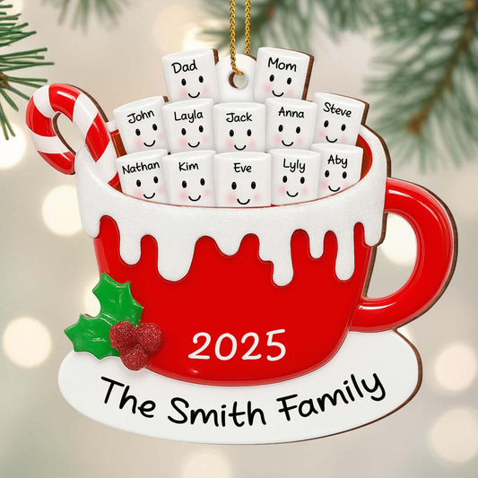 Celebrate Your Family's Unique Bond With Festive Mug Ornament