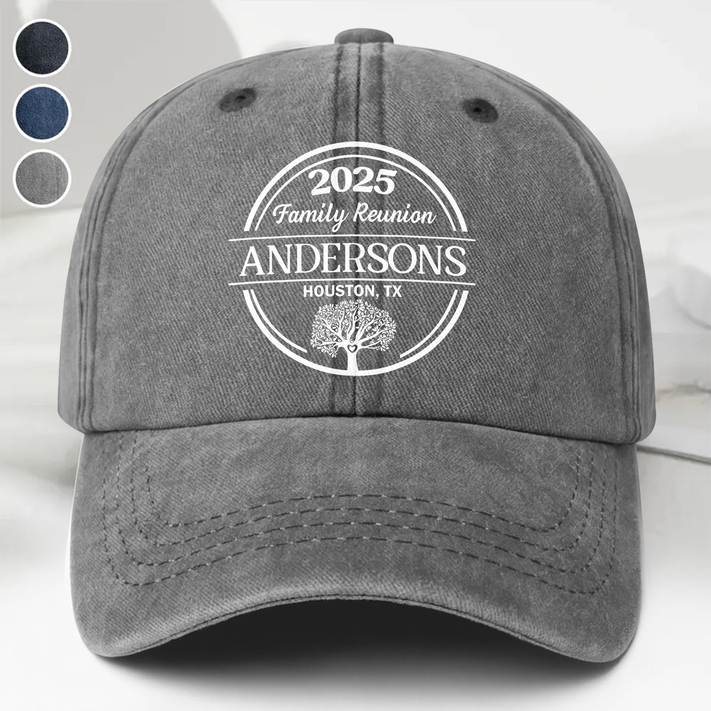 Family Reunion Customizable Family Tree Cap