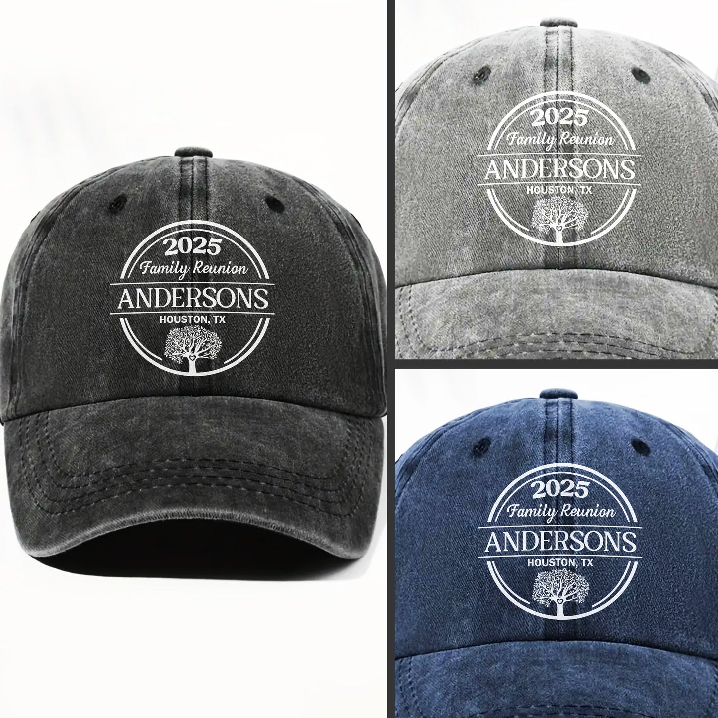 Family Reunion Customizable Family Tree Cap