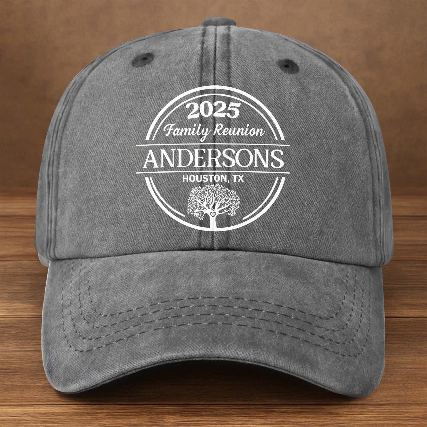 Family Reunion Customizable Family Tree Cap