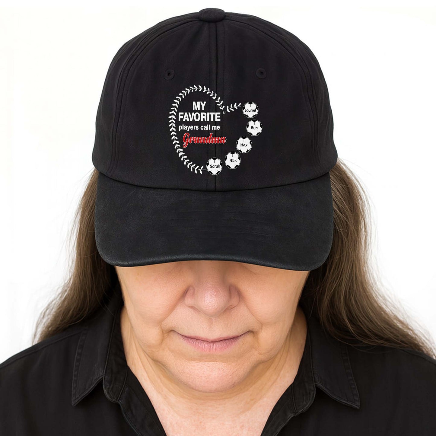 My Favorite Players Call Me Grandma Baseball Cap