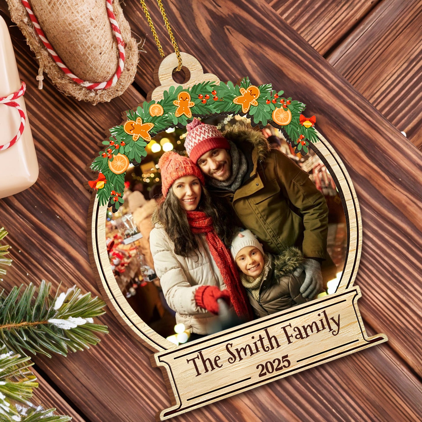 Celebrate Your Family's Moments With Holly And Gingerbread