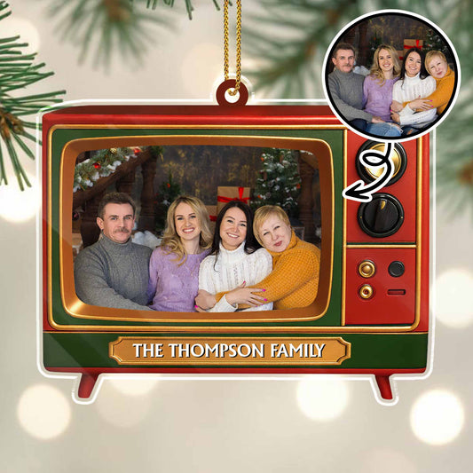 The Thompson Family Television Set Ornament