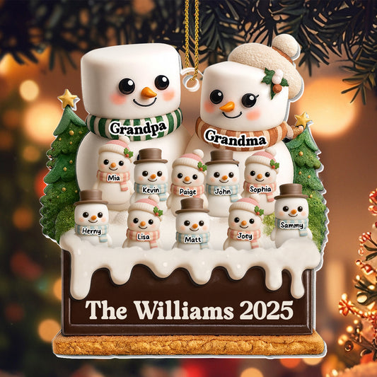 Share Your Family's Warmth With Festive Snowmen Ornament