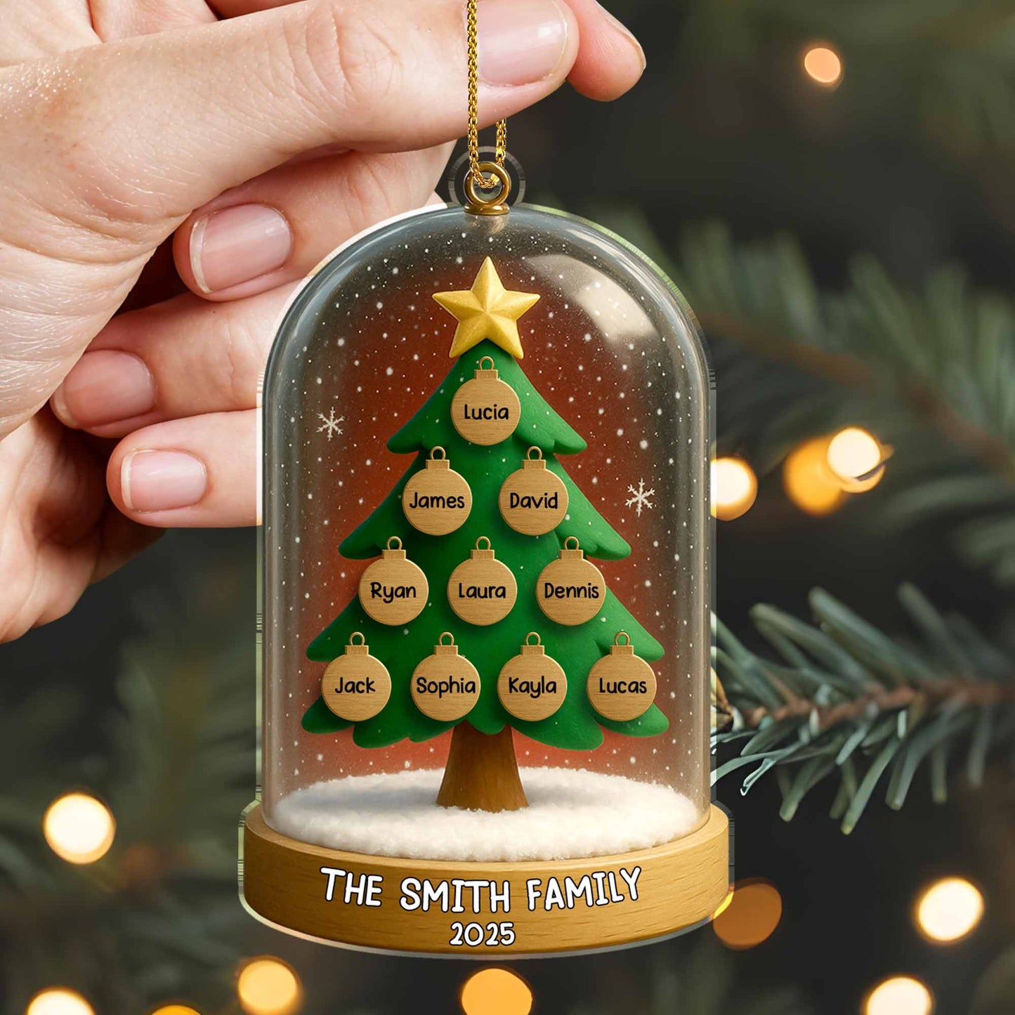 Create A Personalized Family Christmas Tree Ornament
