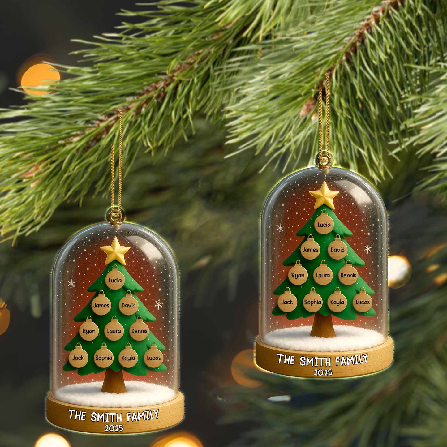 Create A Personalized Family Christmas Tree Ornament