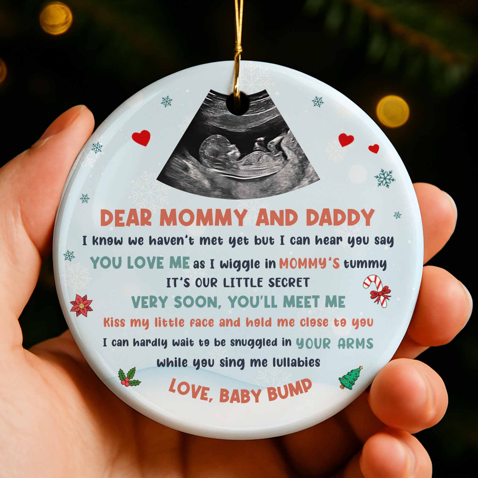 Dear Mommy And Daddy, Soon You'll Meet Me