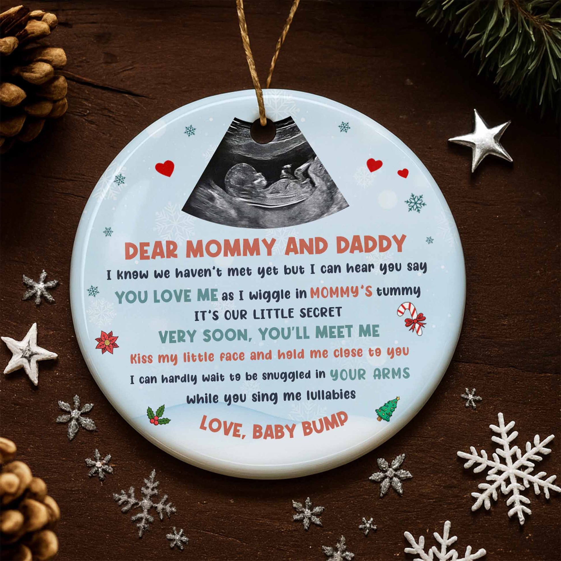 Dear Mommy And Daddy, Soon You'll Meet Me