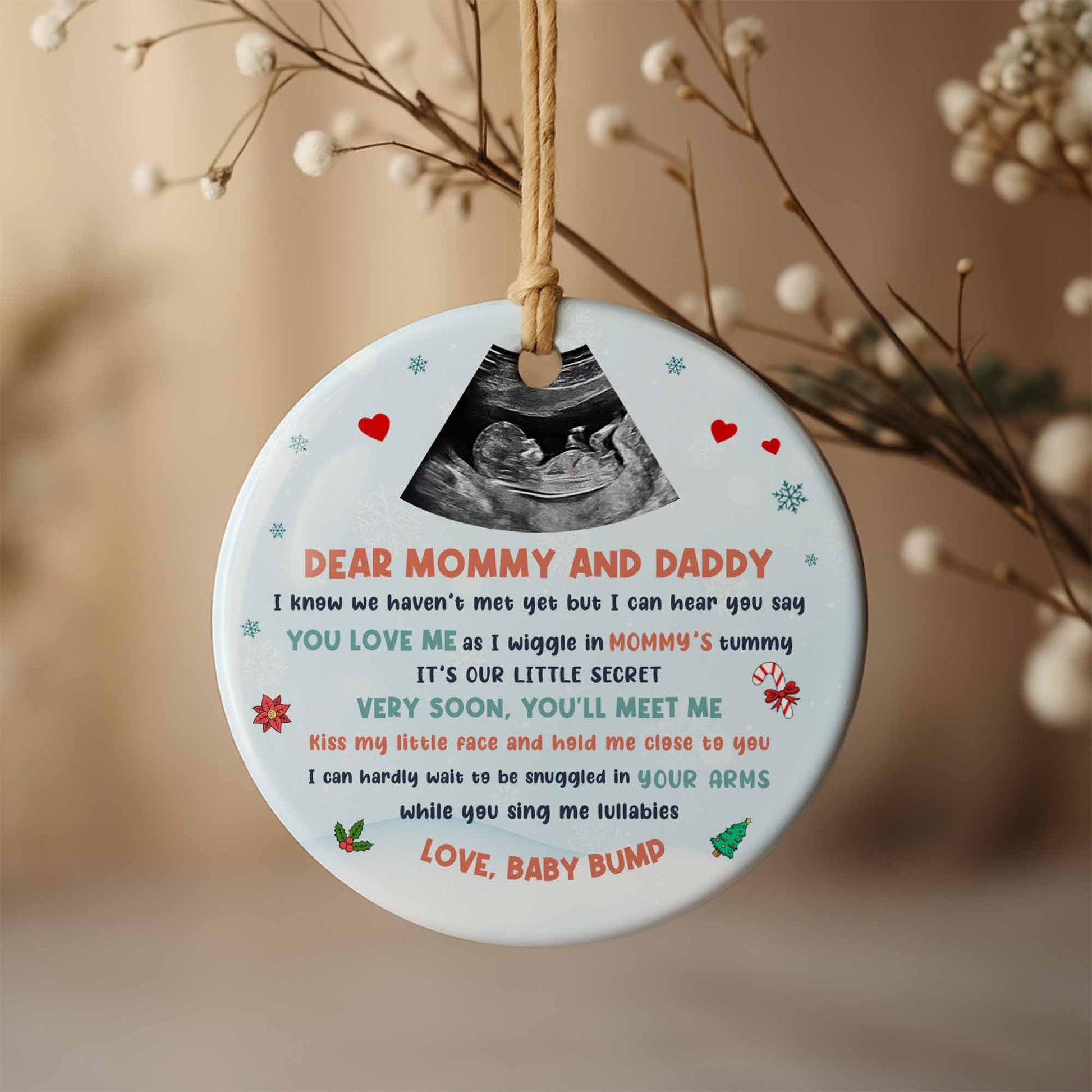 Dear Mommy And Daddy, Soon You'll Meet Me