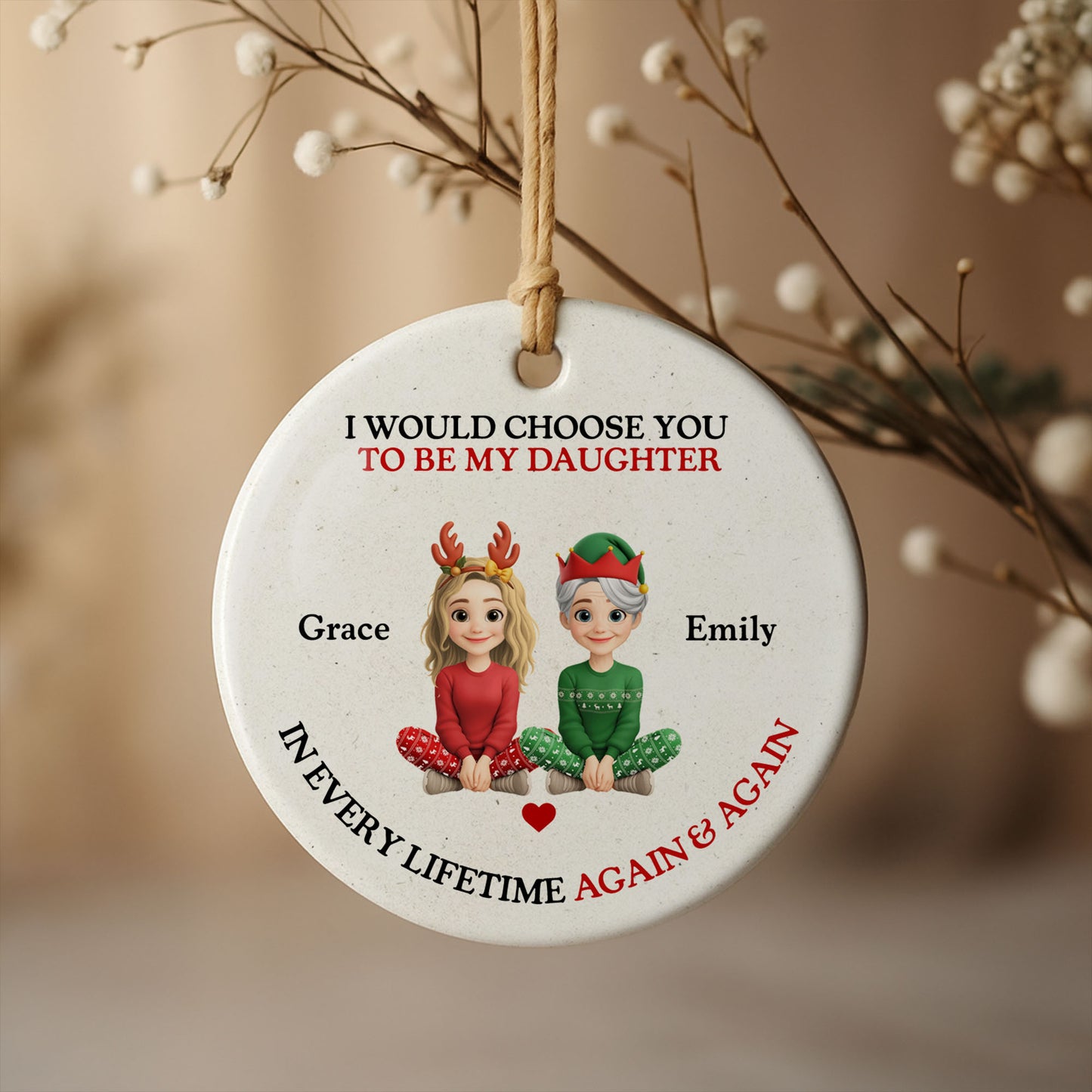 I Would Choose You To Be My Daughter, Christmas Outfits