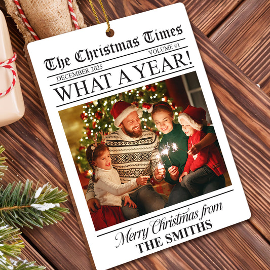 Merry Christmas From The Smiths, Newspaper Theme