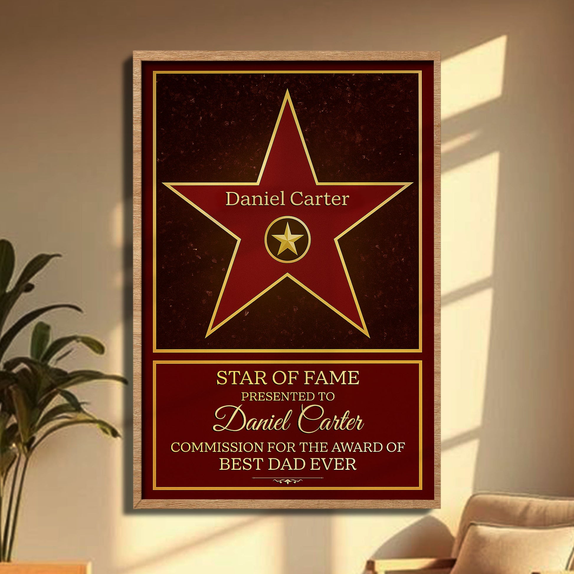 Star Of Fame Award For Best Dad Ever