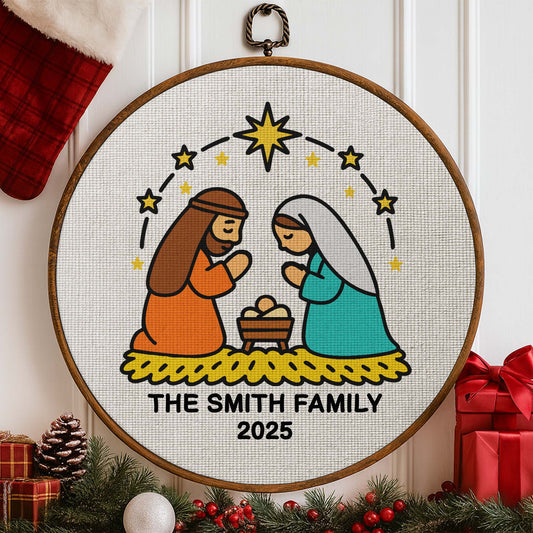 Mary And Joseph Guiding Star Family Wall Art