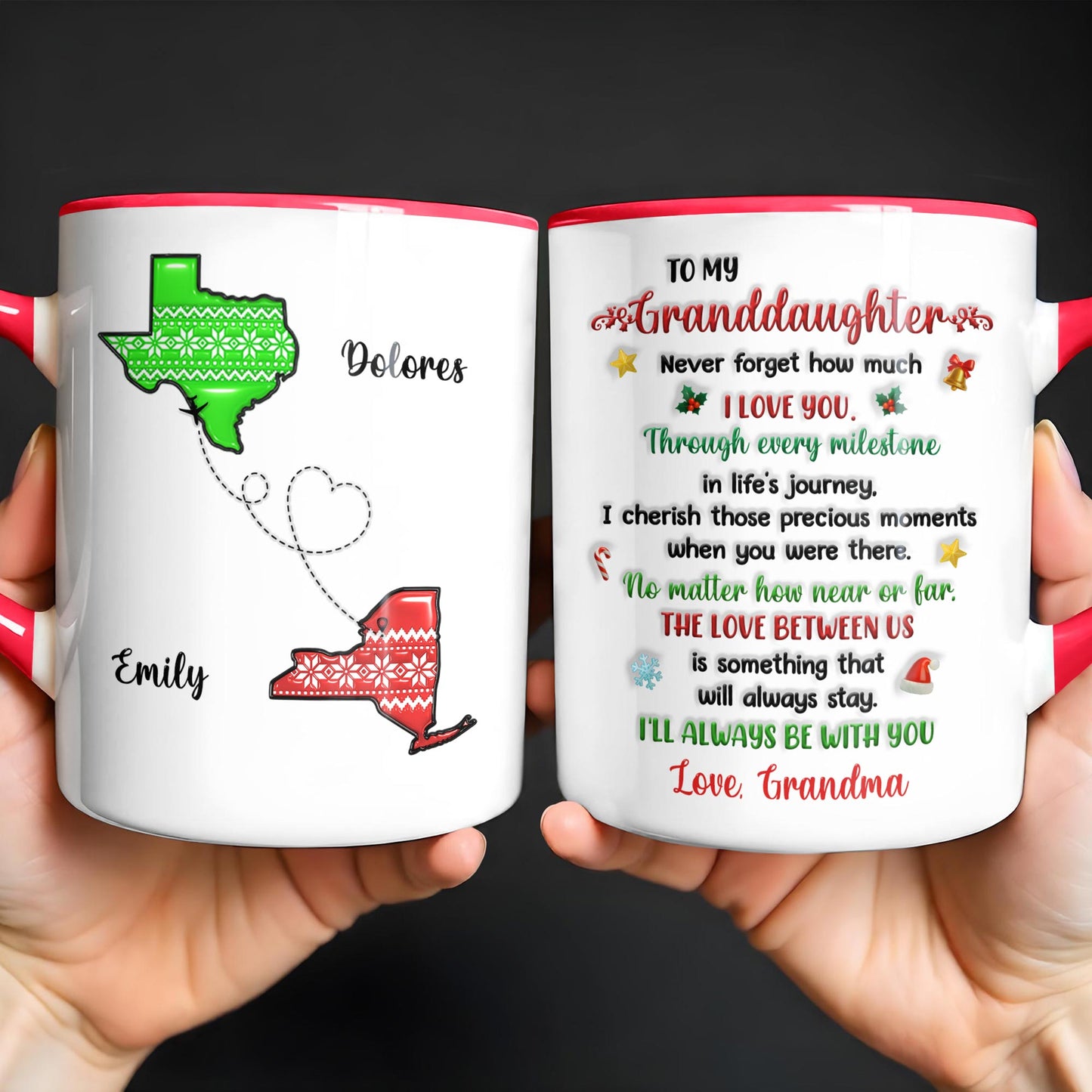 To My Granddaughter, Never Forget How Much I Love You, Texas Outline, Cowboy Boot