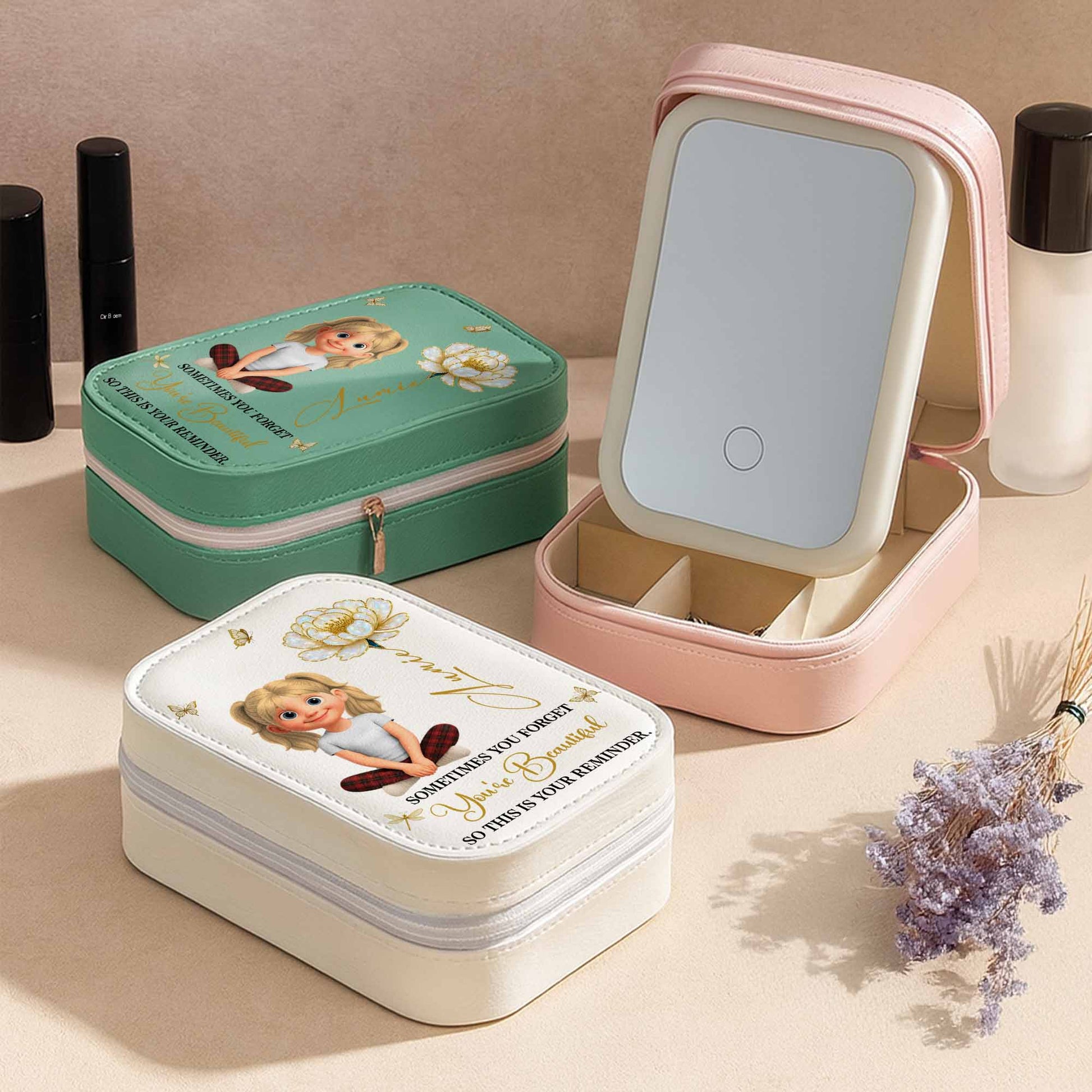 Sometimes You Forget You're Beautiful, Reminder With Girl And Flower