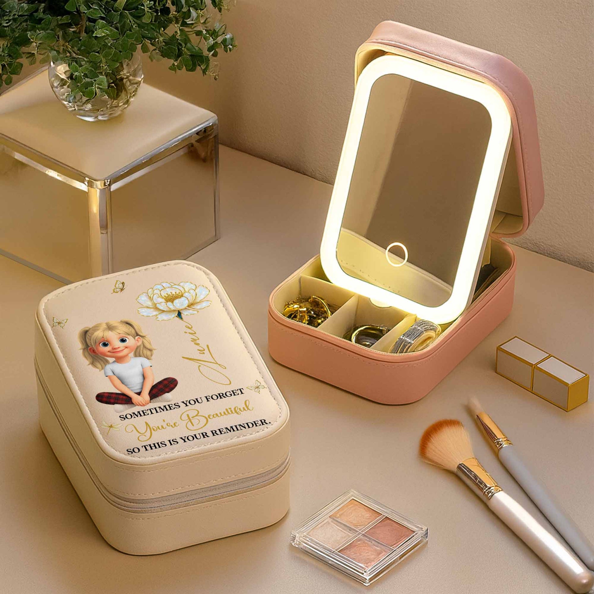 Sometimes You Forget You're Beautiful, Reminder With Girl And Flower