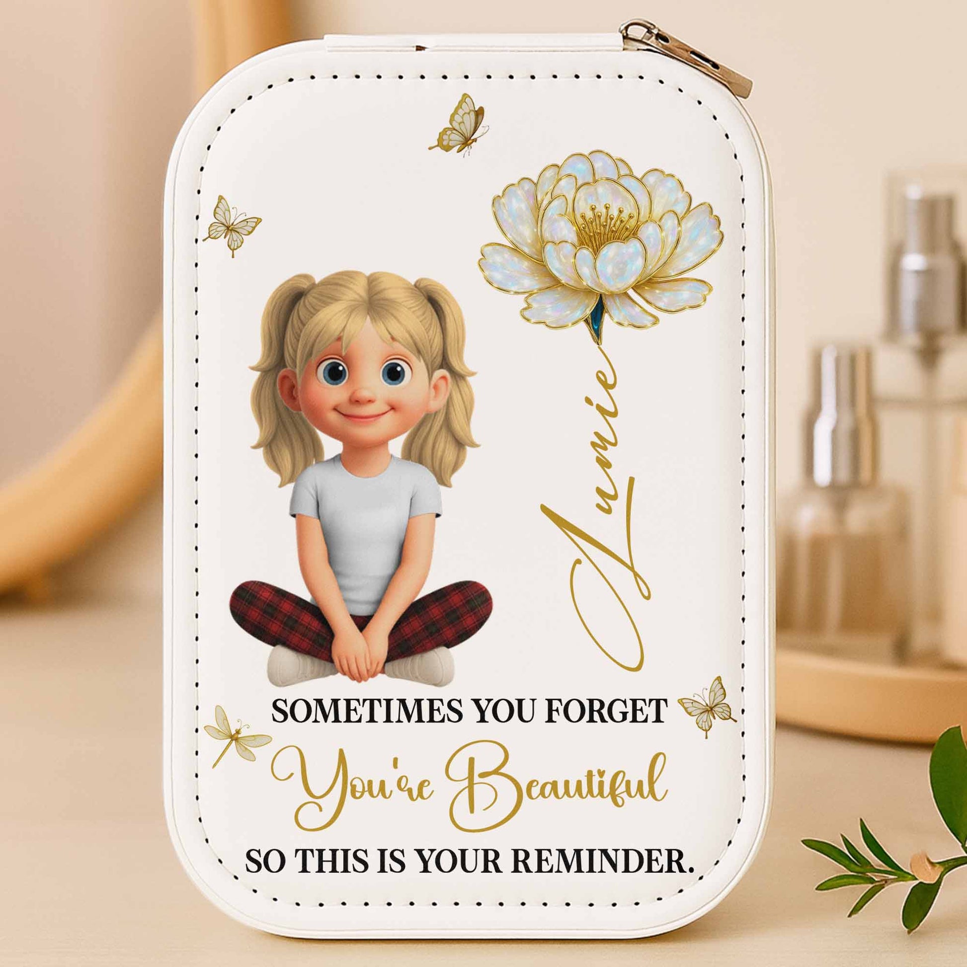 Sometimes You Forget You're Beautiful, Reminder With Girl And Flower