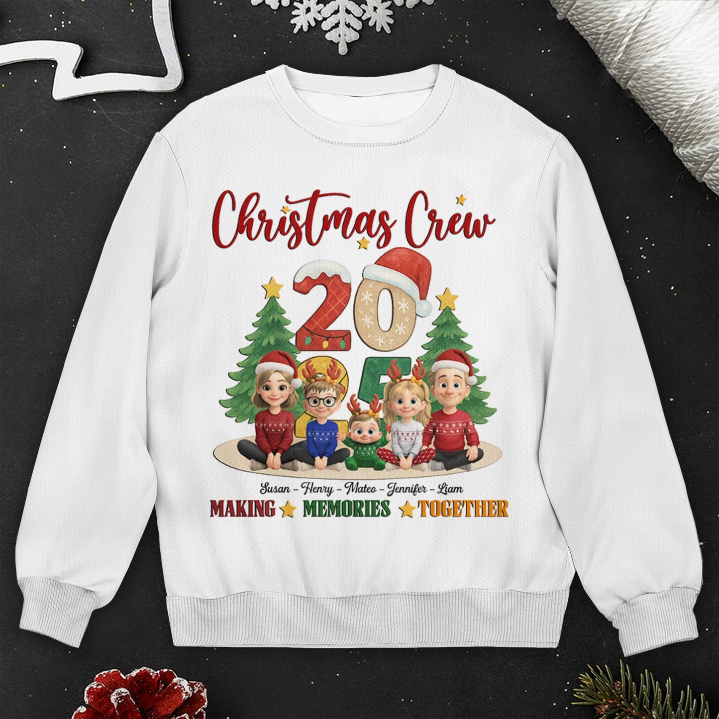 Christmas Crew Making Memories Together