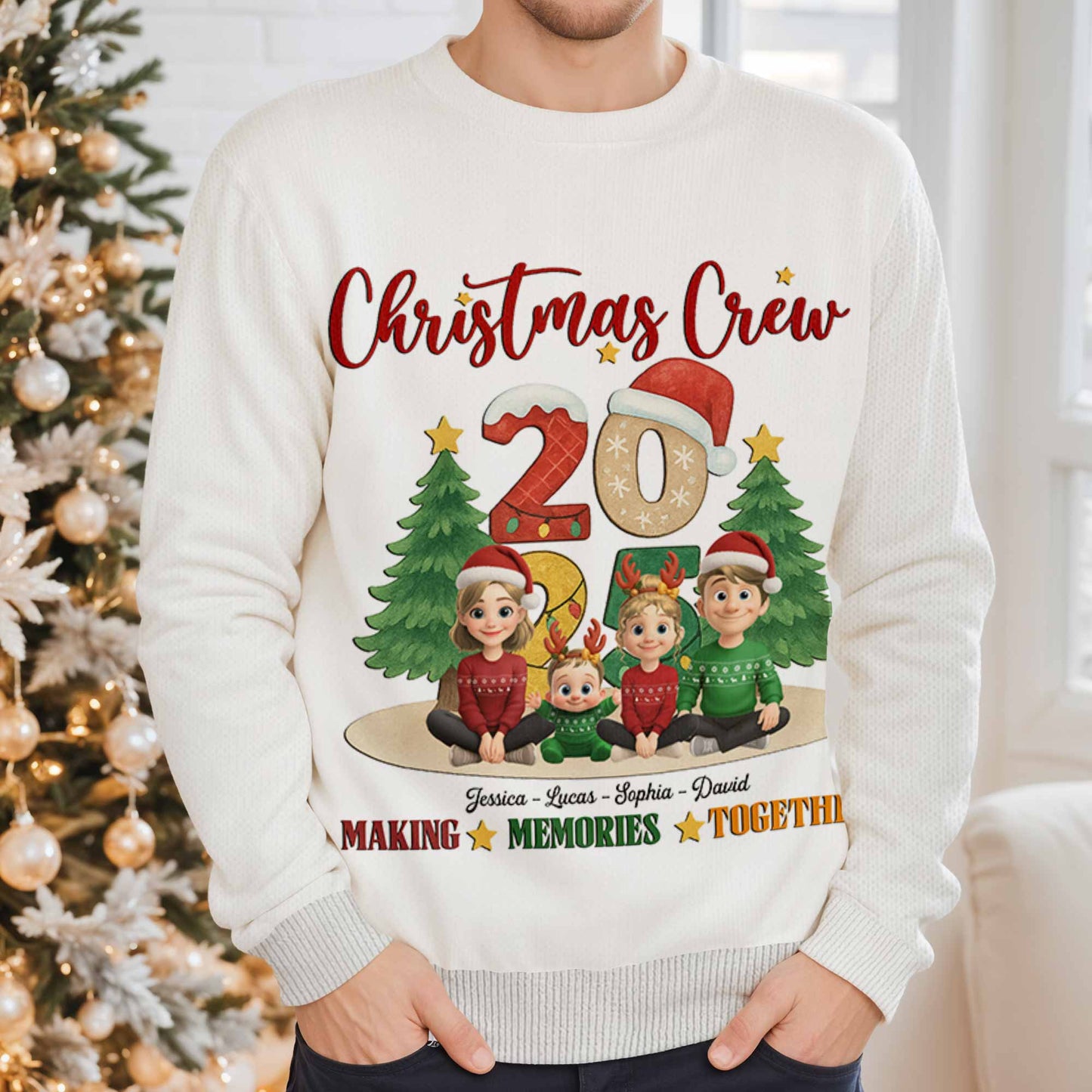Christmas Crew Making Memories Together
