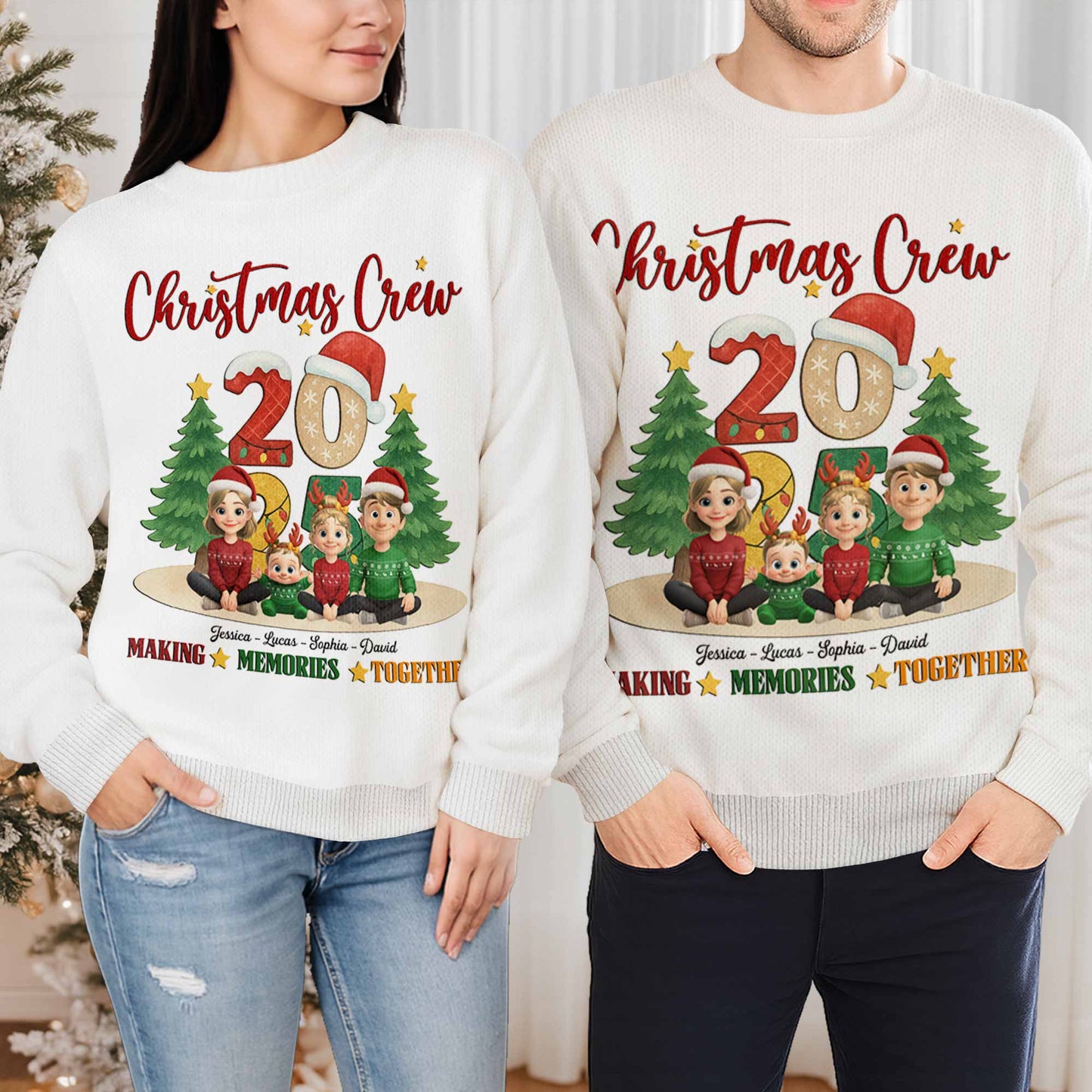 Christmas Crew Making Memories Together
