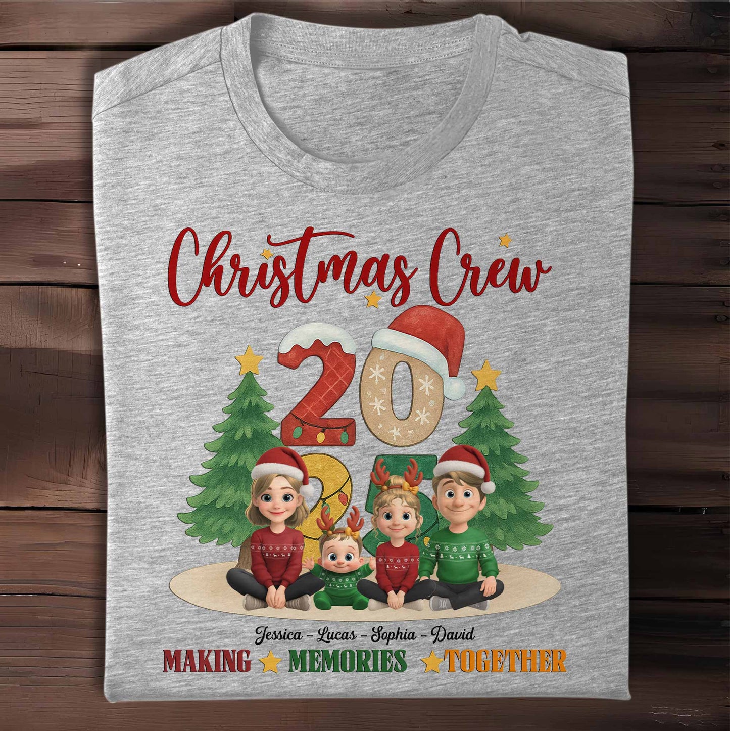 Christmas Crew Making Memories Together With Holiday Themes
