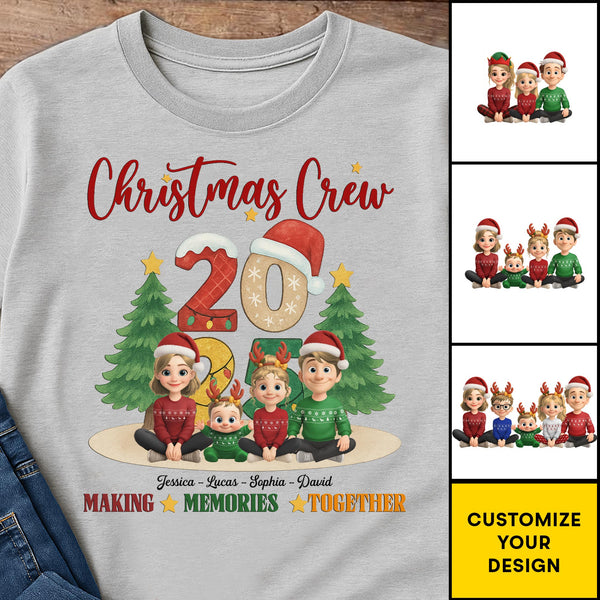 Christmas Crew Making Memories Together With Holiday Themes