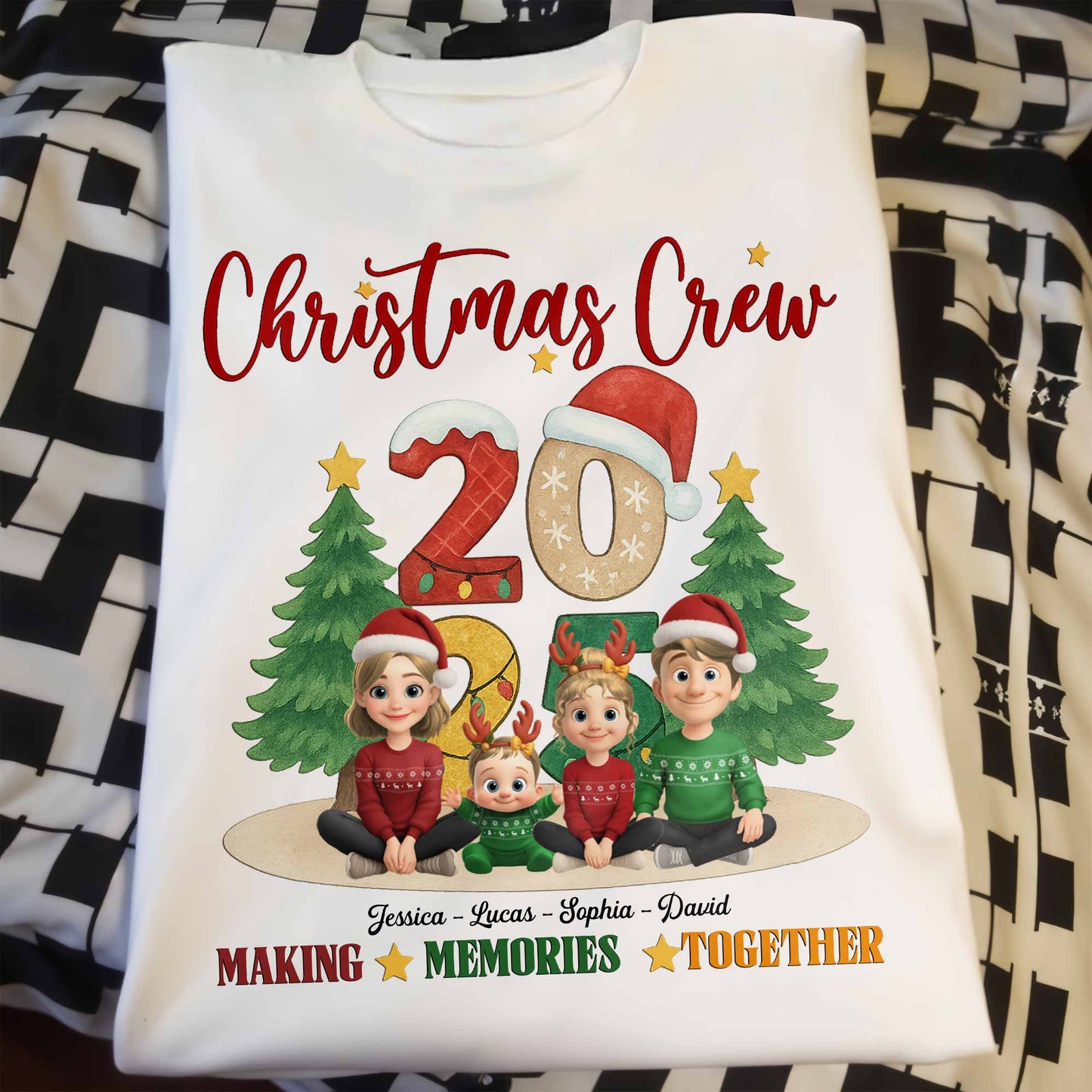 Christmas Crew Making Memories Together With Holiday Themes