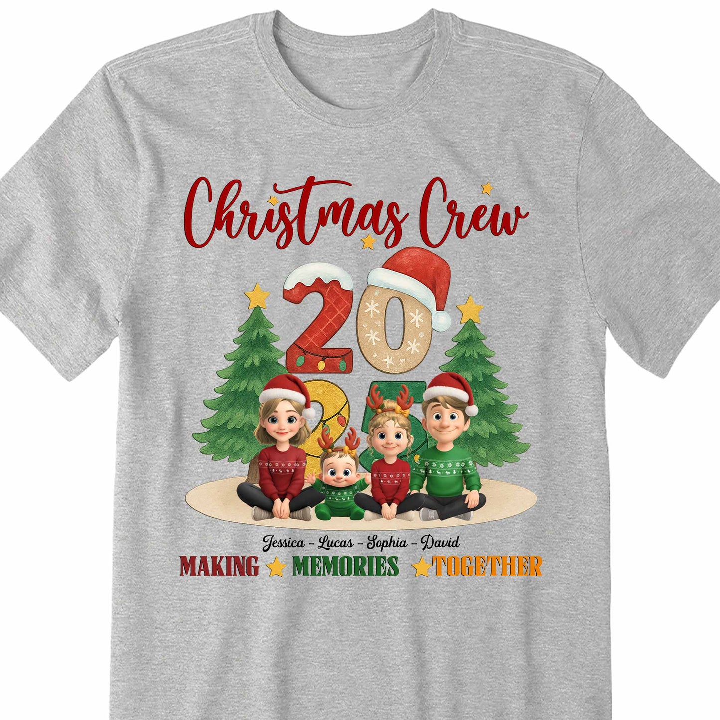 Christmas Crew Making Memories Together With Holiday Themes