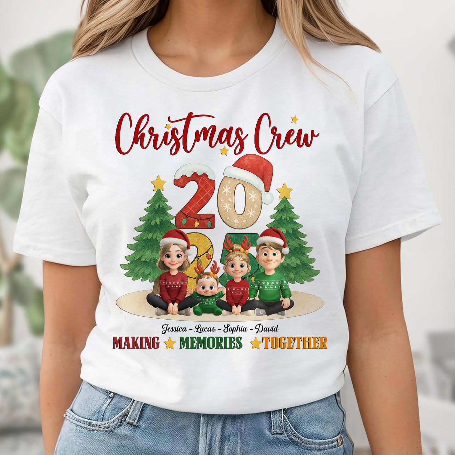 Christmas Crew Making Memories Together With Holiday Themes