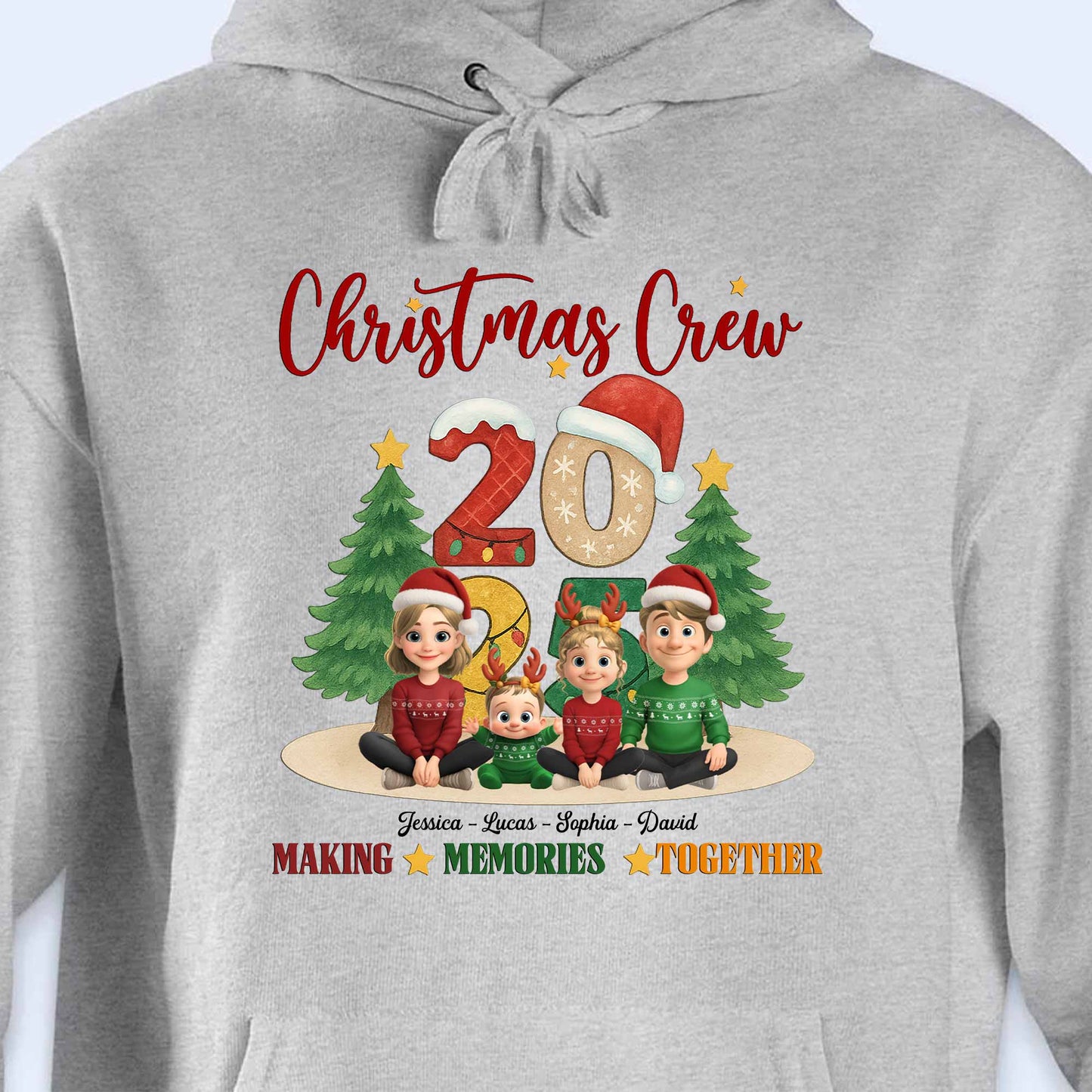 Christmas Crew Making Memories Together With Holiday Themes