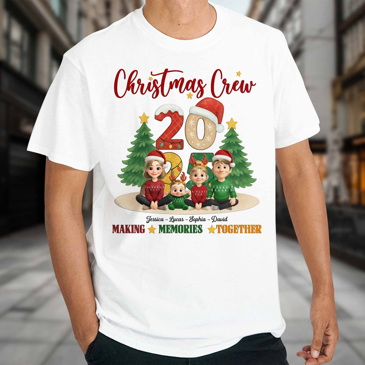 Christmas Crew Making Memories Together With Holiday Themes