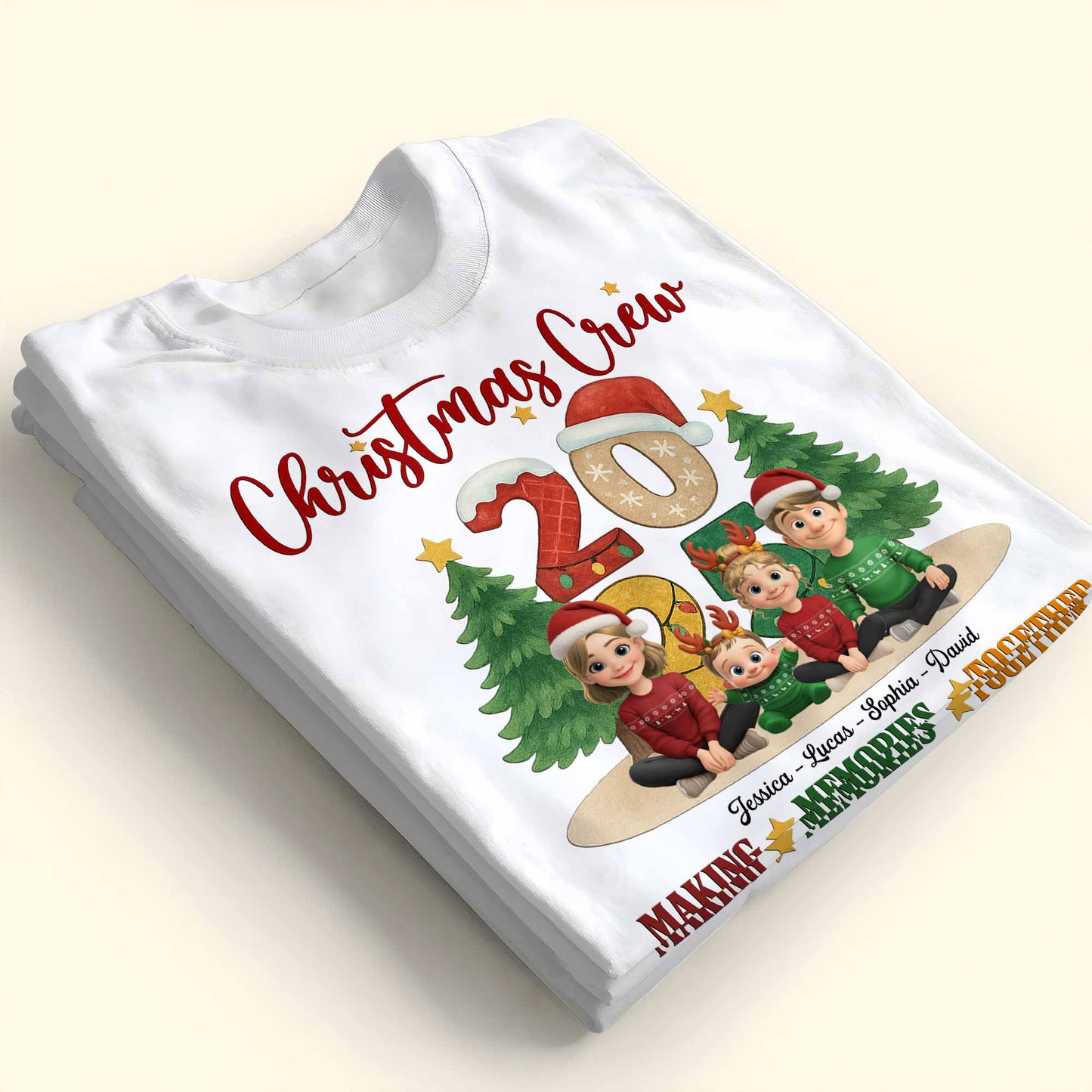 Christmas Crew Making Memories Together With Holiday Themes