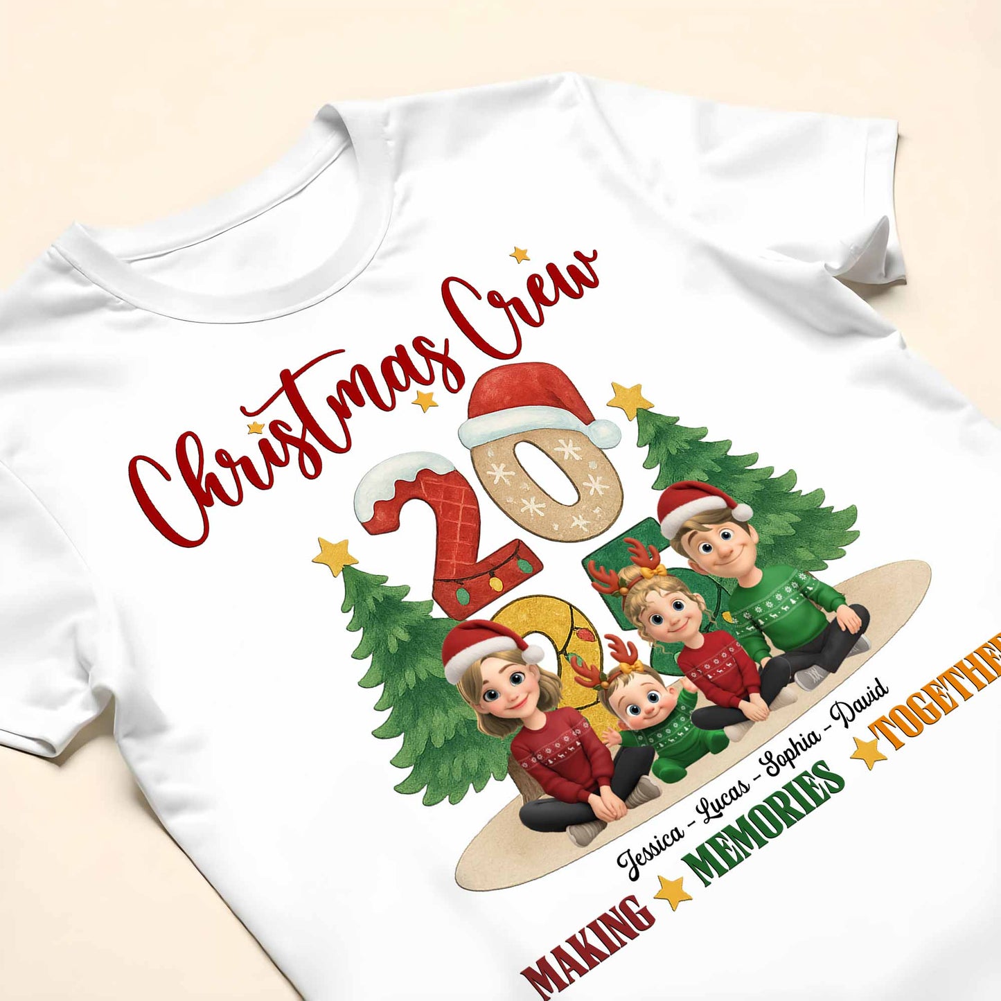 Christmas Crew Making Memories Together With Holiday Themes
