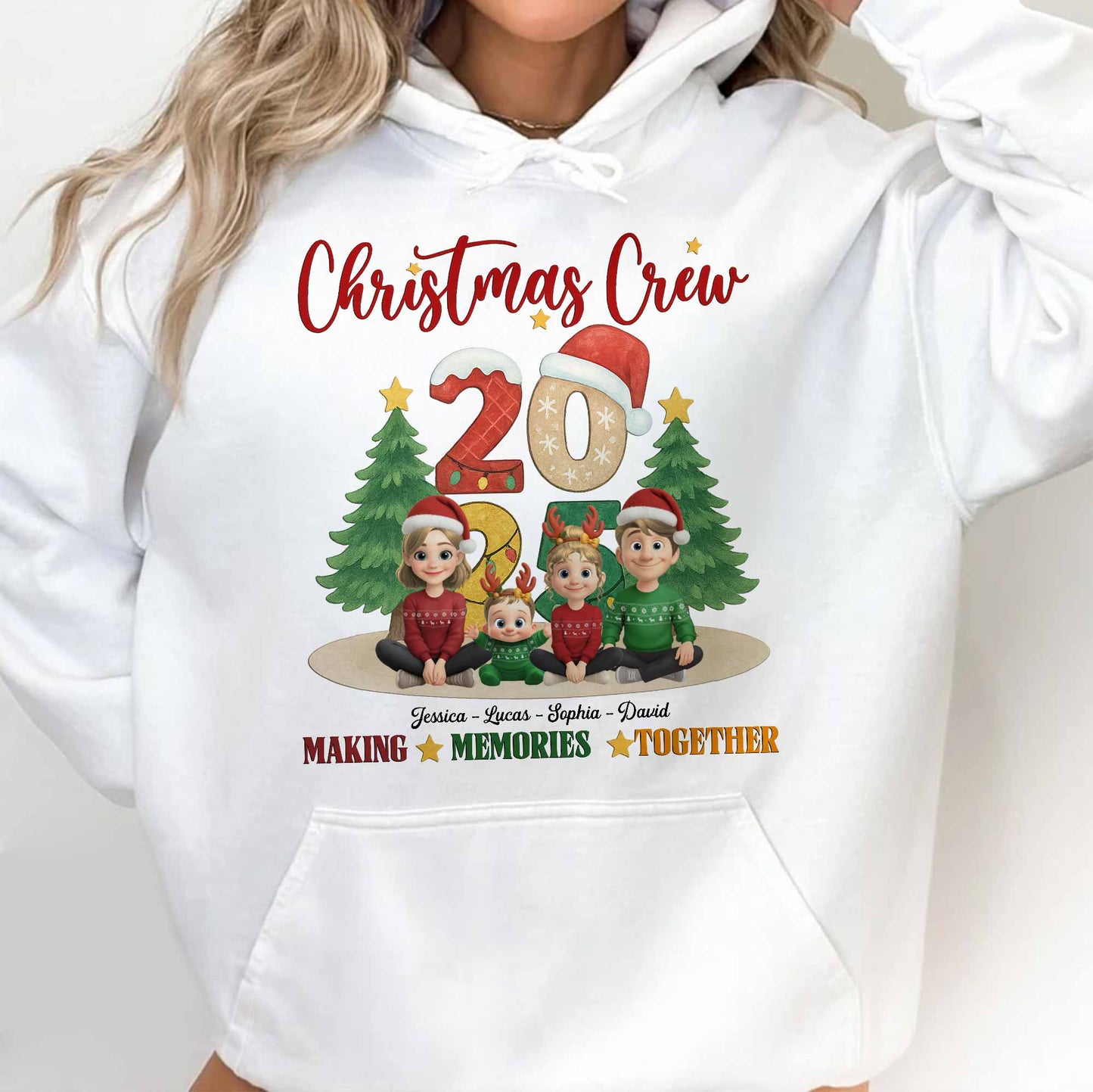 Christmas Crew Making Memories Together With Holiday Themes
