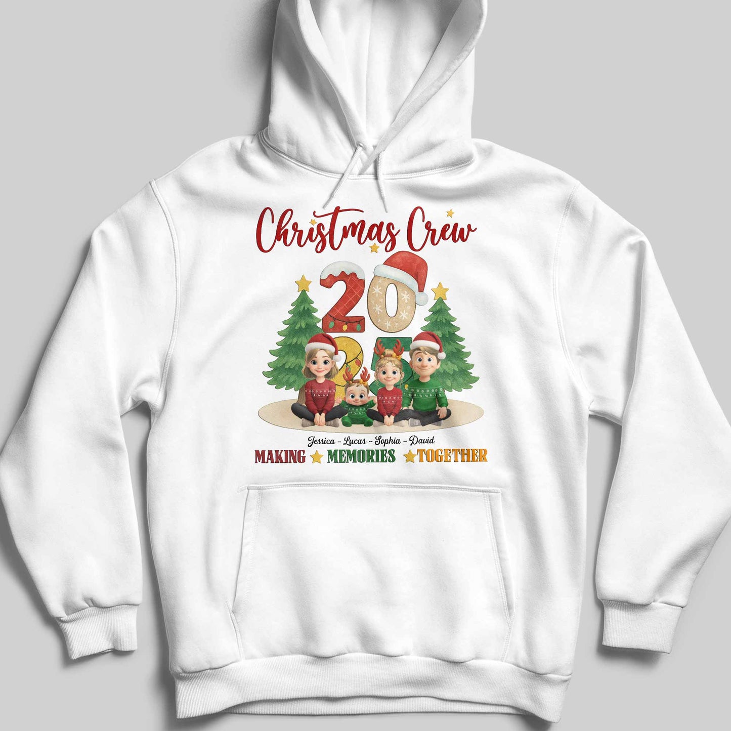 Christmas Crew Making Memories Together With Holiday Themes