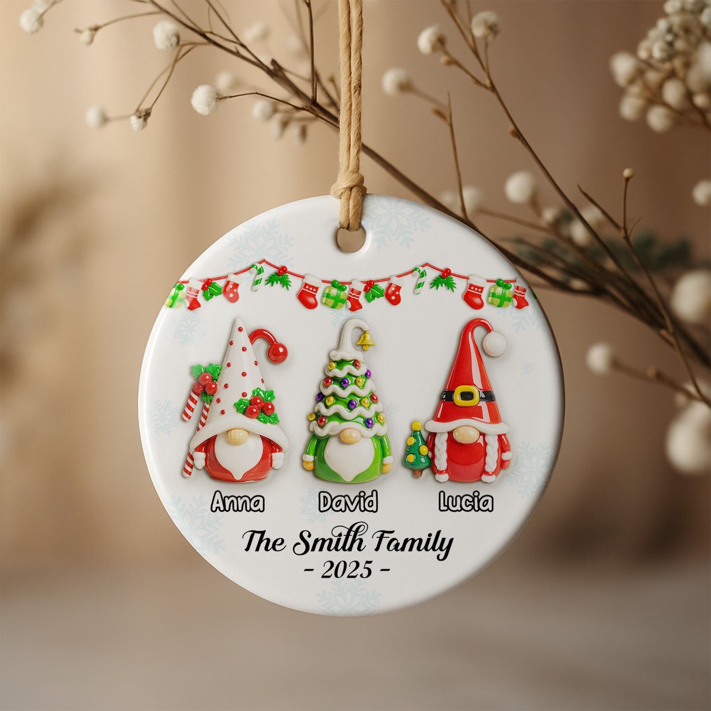 Celebrate Your Holidays, Festive Gnomes And Christmas Decorations