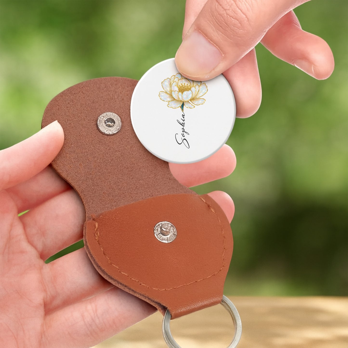 To My Daughter A Love Like Ours Is Forever Keychain