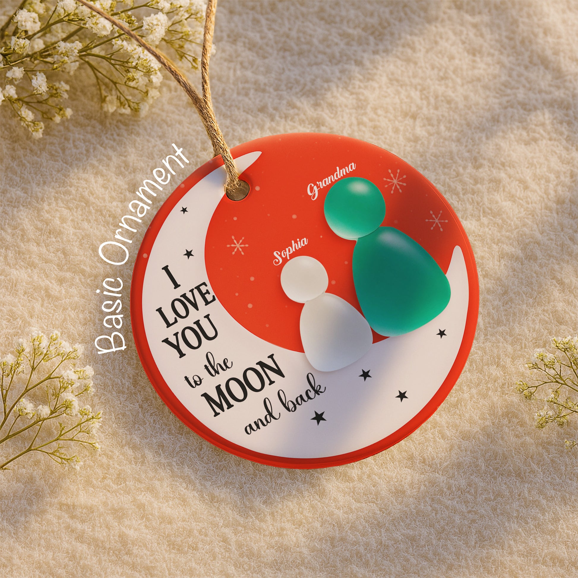 I Love You To The Moon And Back With Moon And Stars