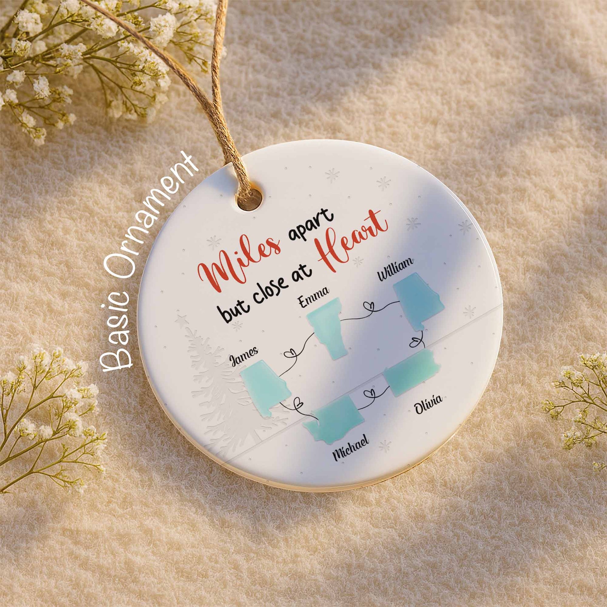 Miles Apart But Close At Heart With State Outlines