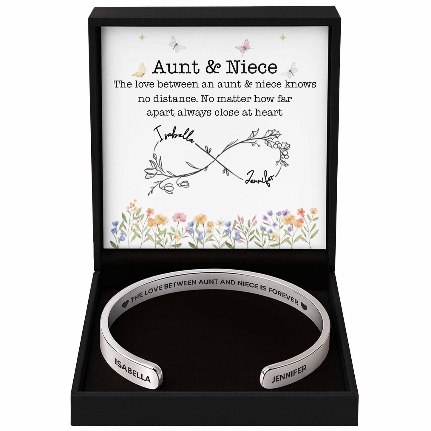 The Love Between Aunt And Niece Is Forever Bracelet