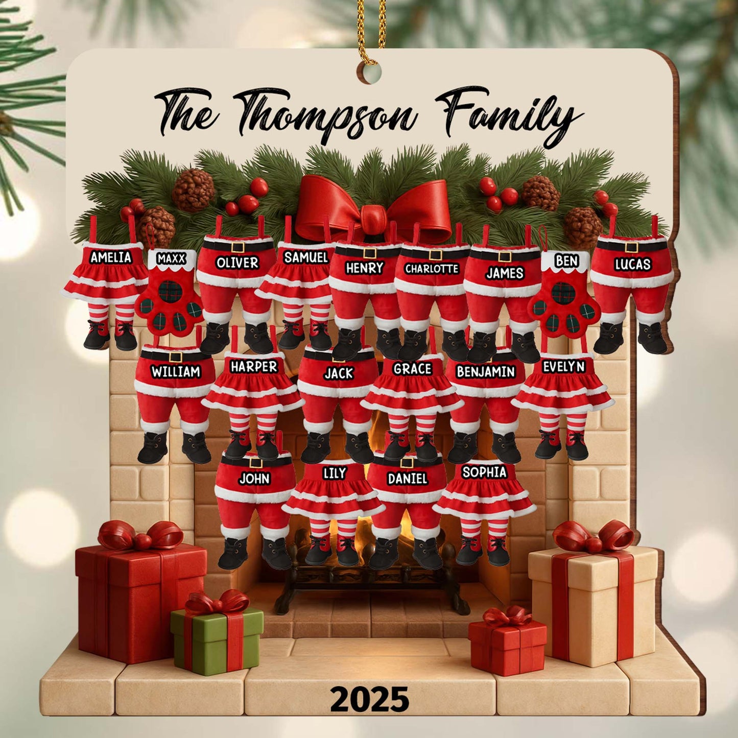 Celebrate The Holidays With Festive Family And Pets Design