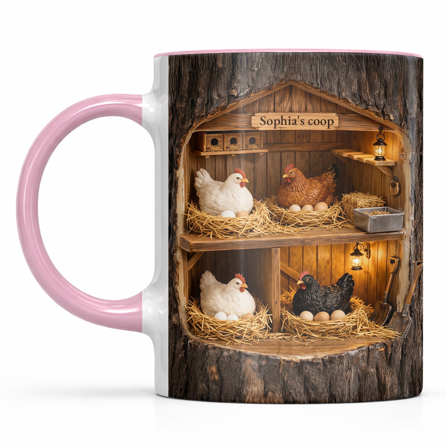 Sophia’s Coop Featuring Chickens And Rustic Wooden Structure