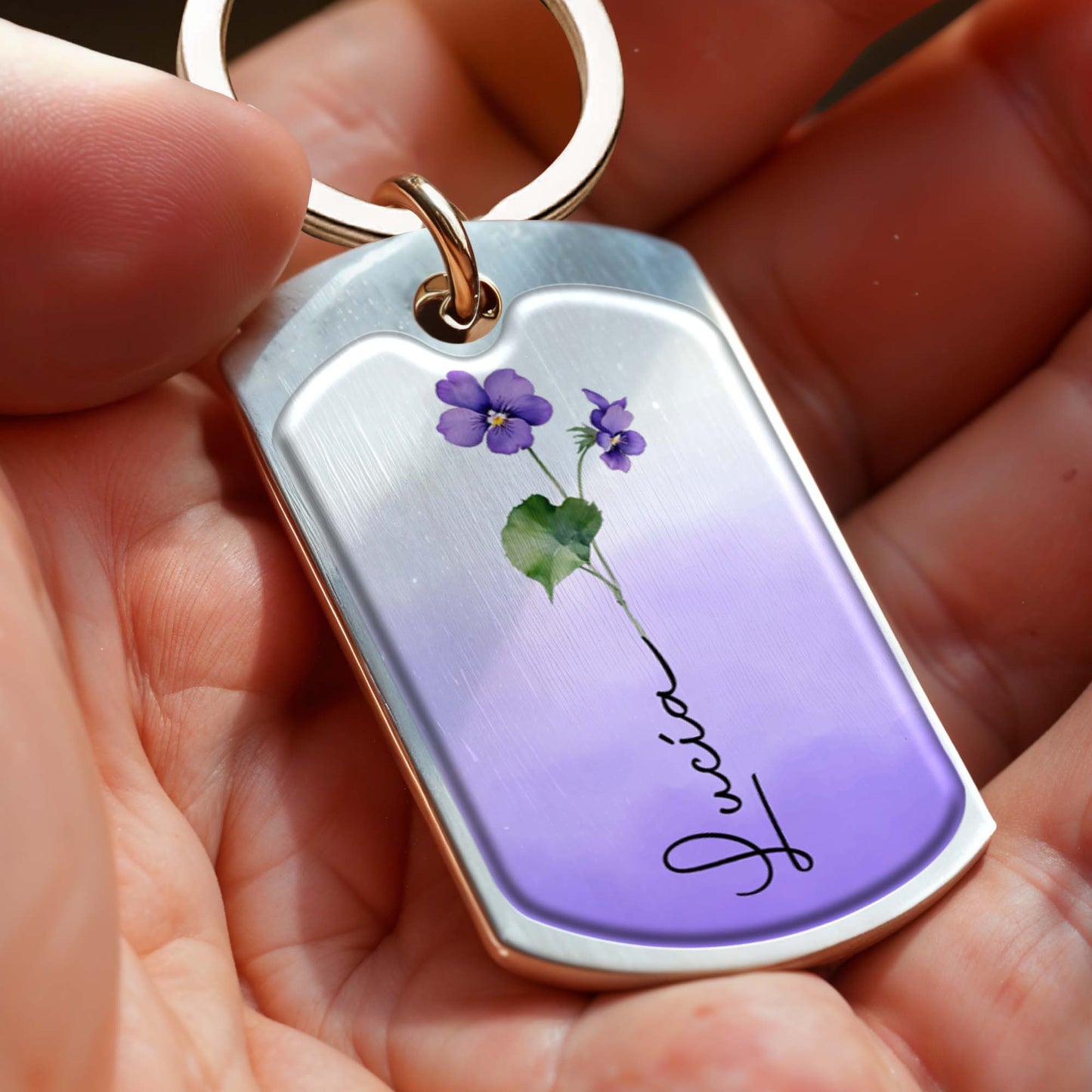 To My Daughter I Love You Always, Pride And Joy Forever Keychain